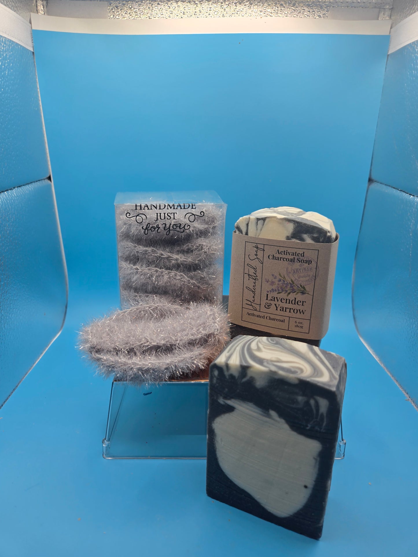 Activated Charcoal with Lavendar & Yarrow Soap