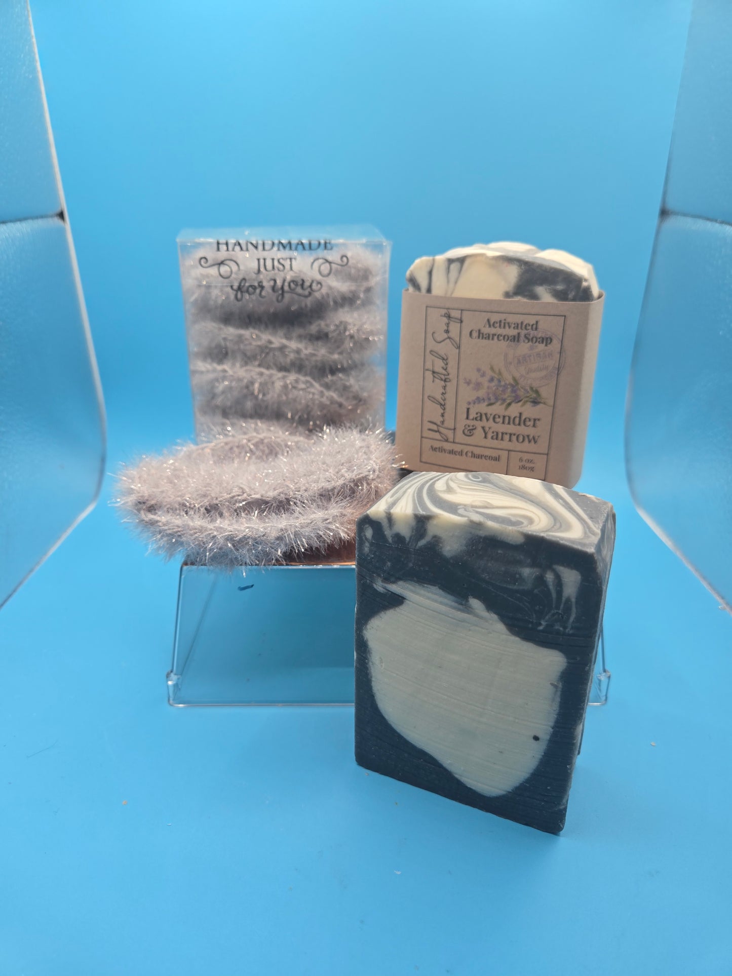 Activated Charcoal with Lavendar & Yarrow Soap