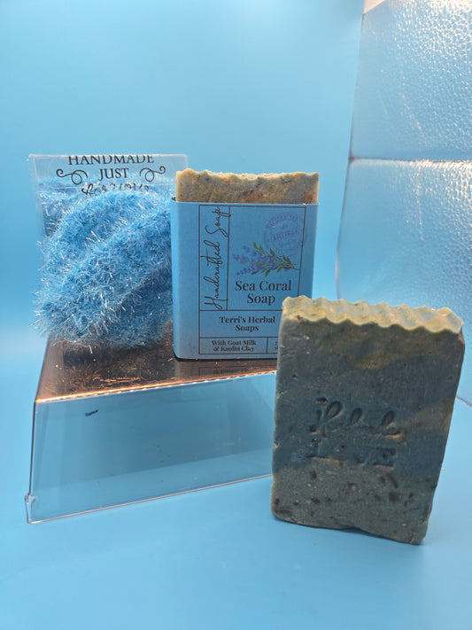 Sea Coral Soap / Goat Milk & Kaolin Clay