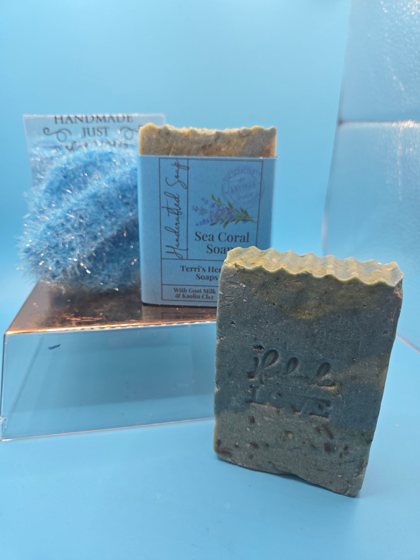 Sea Coral Soap With Goat Milk & Kaolin Clay