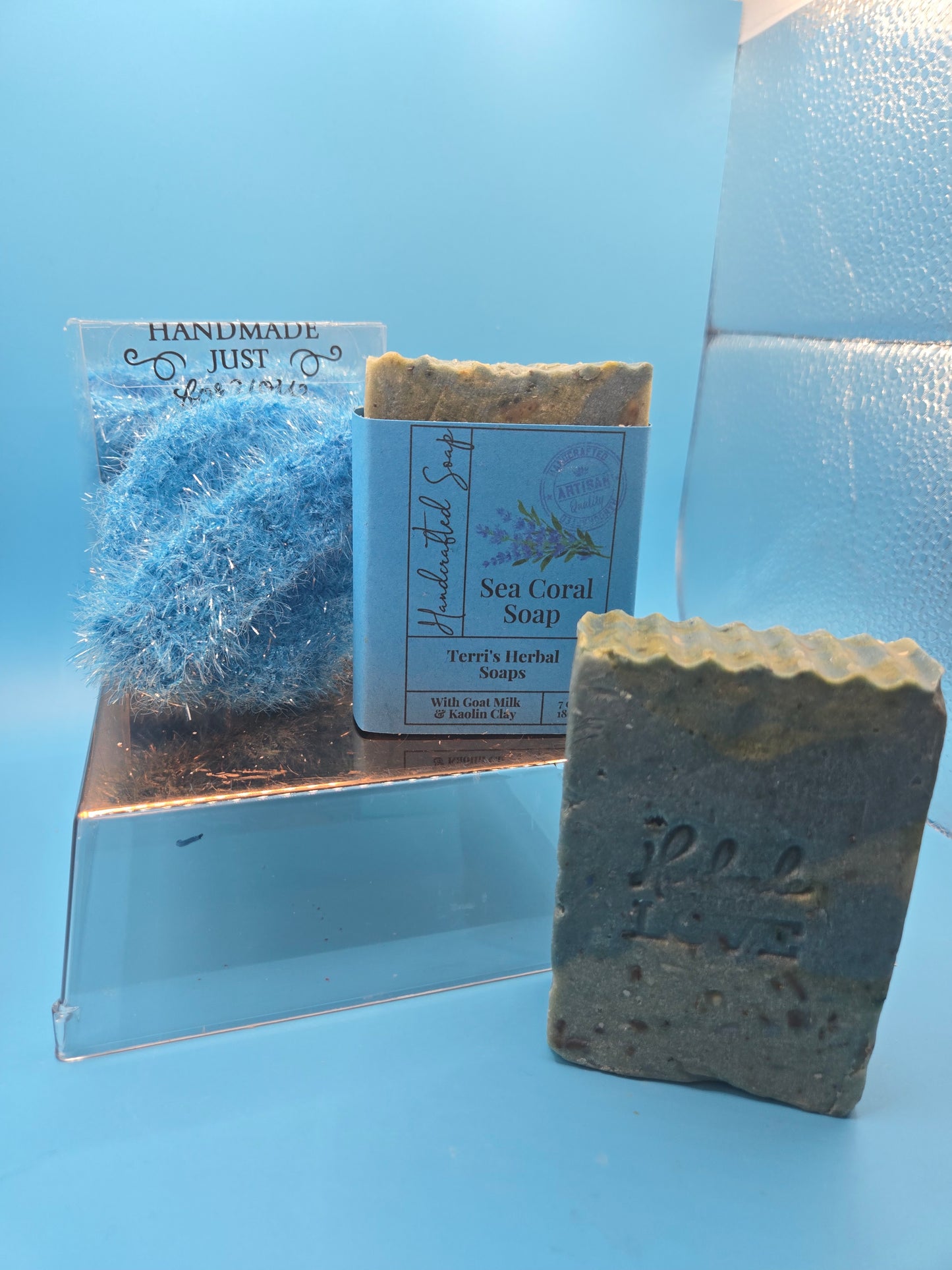 Sea Coral Soap With Goat Milk & Kaolin Clay
